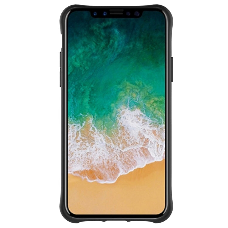 For iPhone X / XS Shock-Resistant 360 Degree Spin Sniper Hybrid Cover TPU + PC Combination Case with Holder