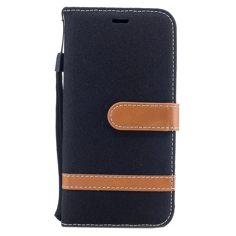 For iPhone X / XS Denim Texture Horizontal Flip Leather Case with Holder & Card Slots & Wallet & Lanyard