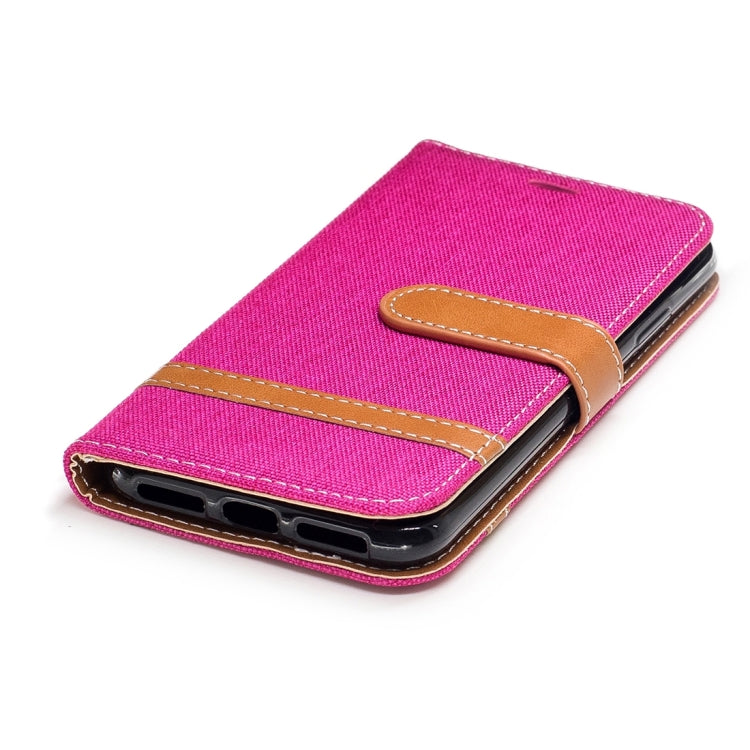 For iPhone X / XS Denim Texture Horizontal Flip Leather Case with Holder & Card Slots & Wallet & Lanyard