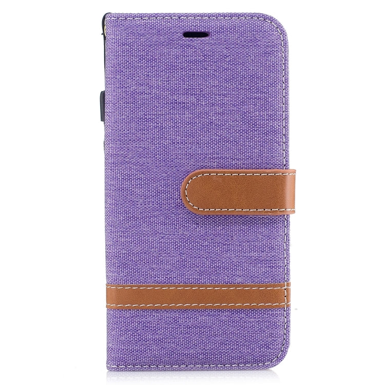 For iPhone X / XS Denim Texture Horizontal Flip Leather Case with Holder & Card Slots & Wallet & Lanyard