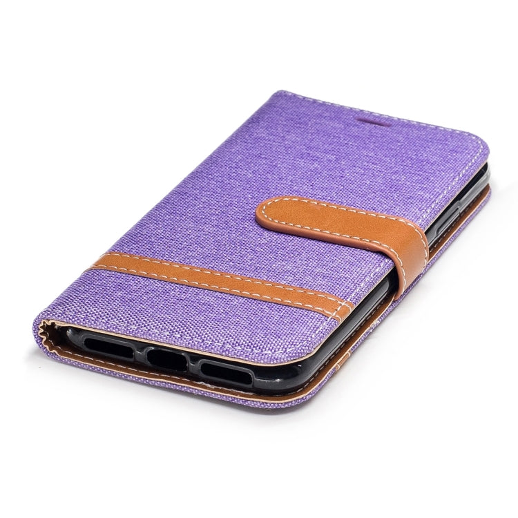 For iPhone X / XS Denim Texture Horizontal Flip Leather Case with Holder & Card Slots & Wallet & Lanyard