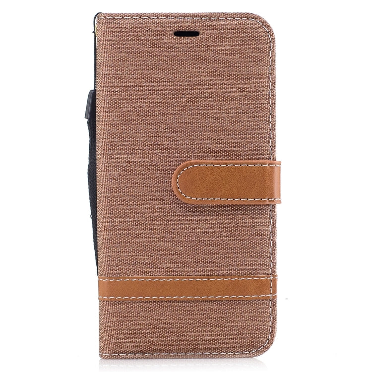 For iPhone X / XS Denim Texture Horizontal Flip Leather Case with Holder & Card Slots & Wallet & Lanyard