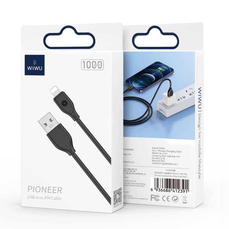 WIWU Wi-C001 Pioneer Series USB to 8 Pin 2.4A Charging Data Cable