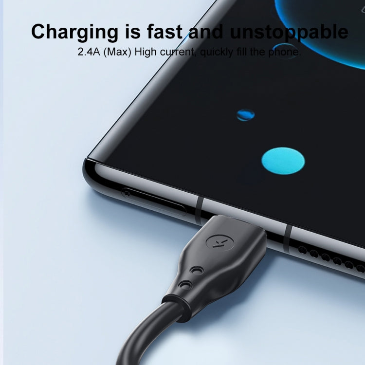 WIWU Wi-C001 Pioneer Series USB to USB-C / Type-C 2.4A Charging Data Cable