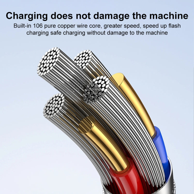 WIWU Wi-C001 Pioneer Series USB to USB-C / Type-C 2.4A Charging Data Cable