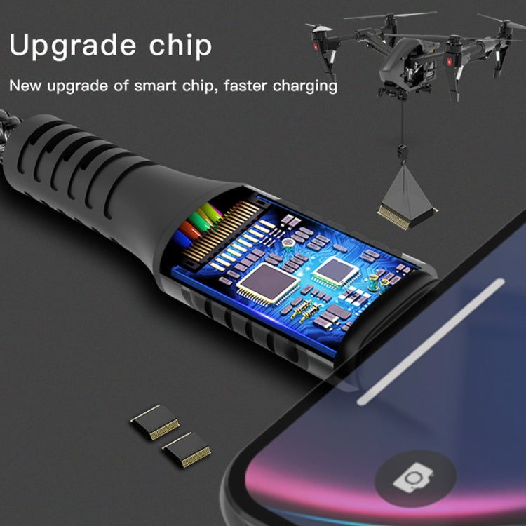 Yesido CA36 5A USB to 8 Pin Charging Cable, Length: 1.2m