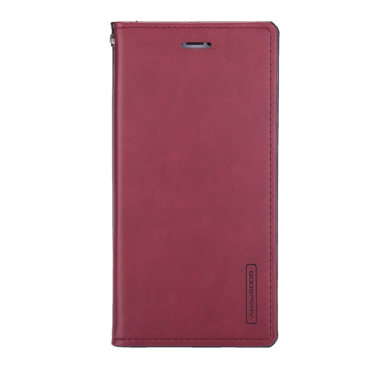 For iPhone X / XS GOOSPERY BLUE MOON FLIP Crazy Horse Texture Horizontal Flip Leather Case with Holder & Card Slots & Wallet