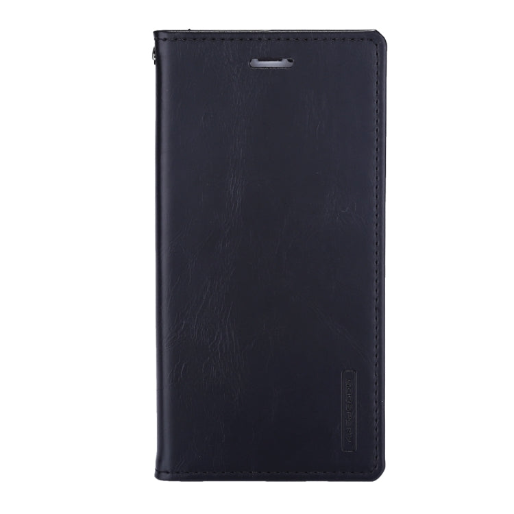 For iPhone X / XS GOOSPERY BLUE MOON FLIP Crazy Horse Texture Horizontal Flip Leather Case with Holder & Card Slots & Wallet