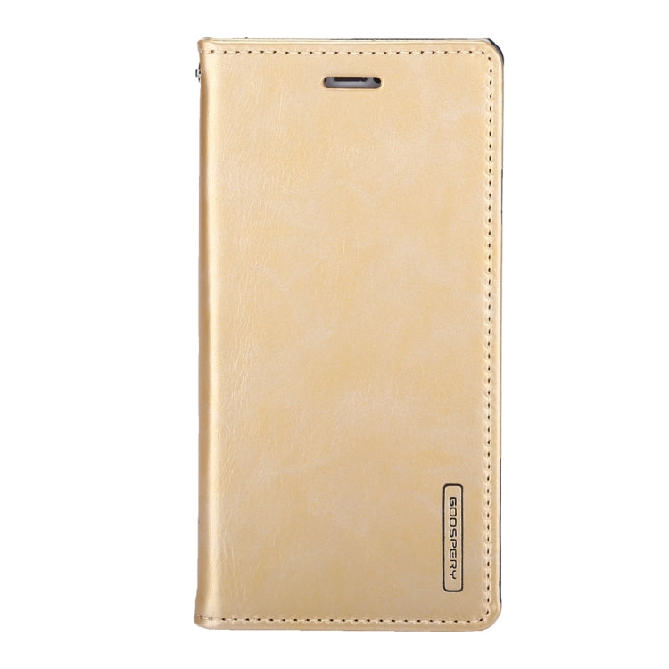 For iPhone X / XS GOOSPERY BLUE MOON FLIP Crazy Horse Texture Horizontal Flip Leather Case with Holder & Card Slots & Wallet