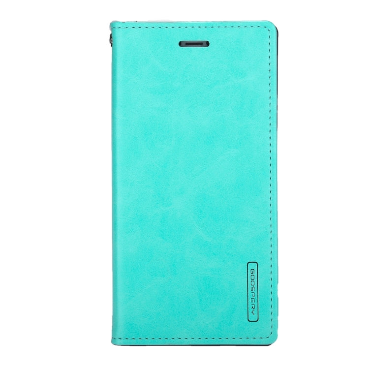 For iPhone X / XS GOOSPERY BLUE MOON FLIP Crazy Horse Texture Horizontal Flip Leather Case with Holder & Card Slots & Wallet