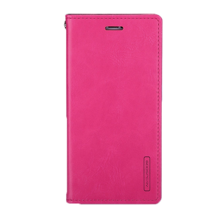 For iPhone X / XS GOOSPERY BLUE MOON FLIP Crazy Horse Texture Horizontal Flip Leather Case with Holder & Card Slots & Wallet