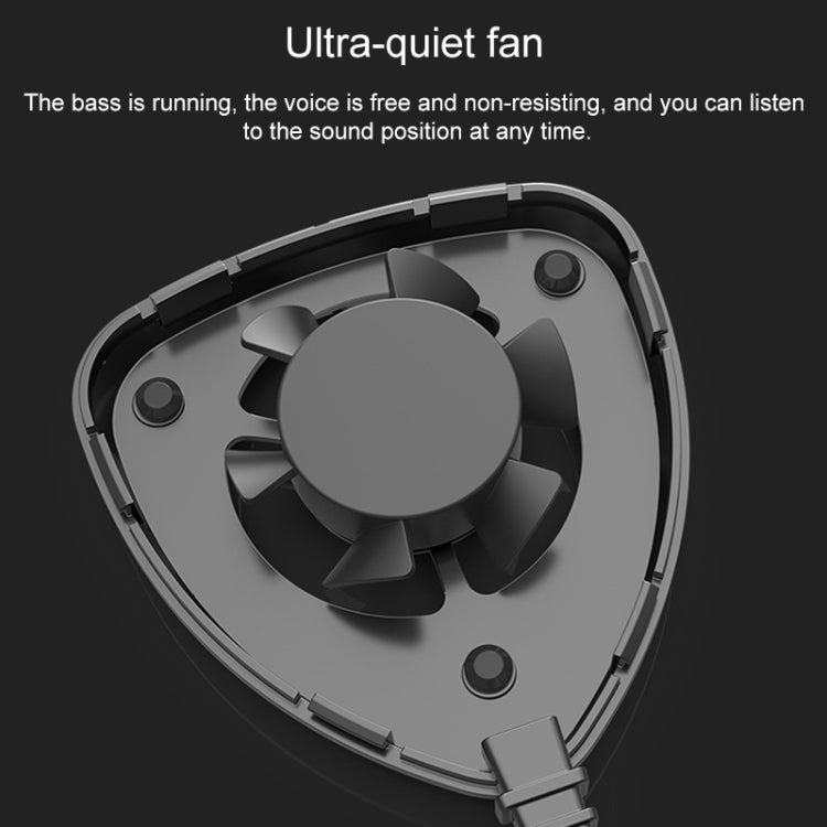 MeMo FL02 USB Suction Cup Type Mobile Phone Cooling Handle with Super Mute Fan, Suitable for Mobile Phones Over 56mm Width