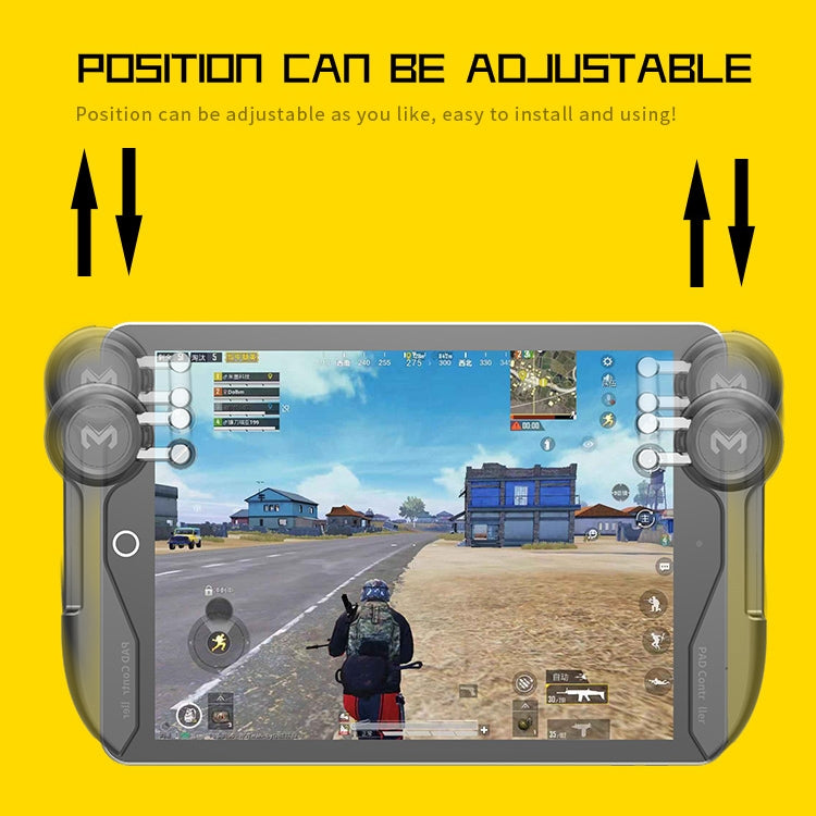 MeMo AKpad6K Snap-on Six Finger Linkage Trigger Imitation Shooting Game Controller for Tablet PC, One Pair