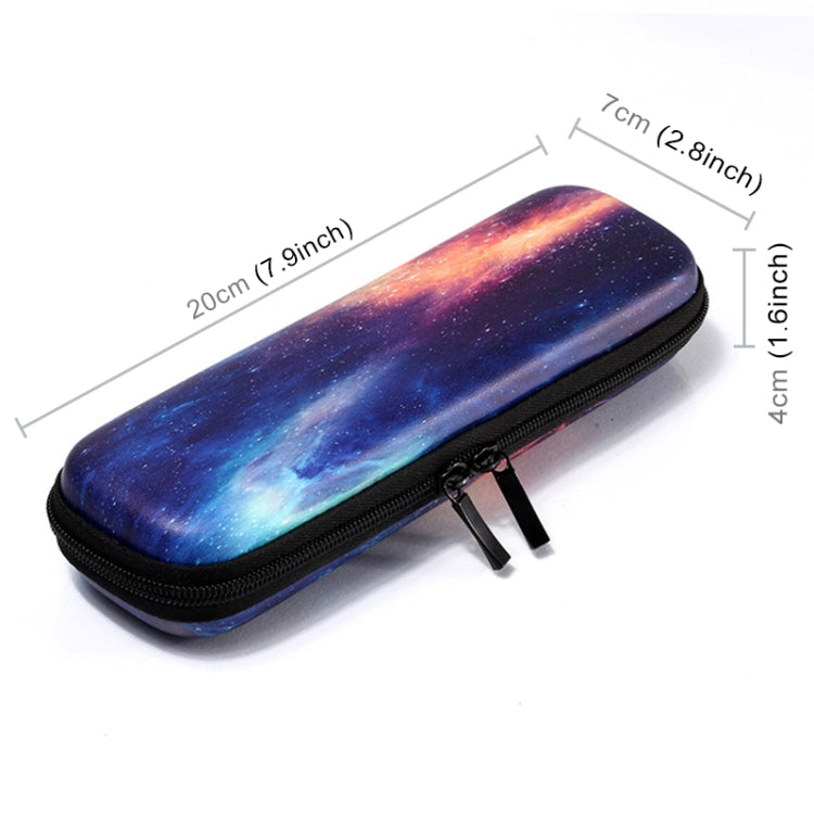 PU Leather Galaxy Pattern Protective Storage Pouch Cover for Apple Pencil and Other Accessories