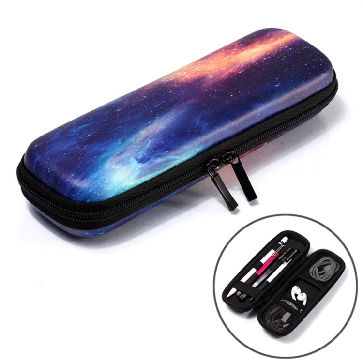 PU Leather Galaxy Pattern Protective Storage Pouch Cover for Apple Pencil and Other Accessories