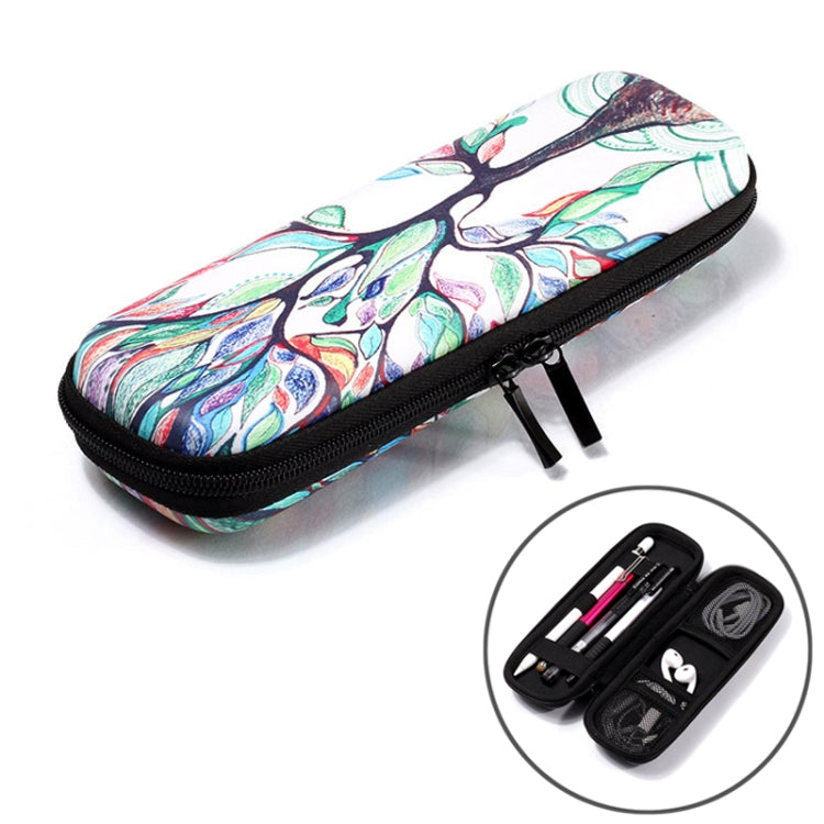 PU Leather Life Tree Protective Storage Pouch Cover for Apple Pencil and Other Accessories
