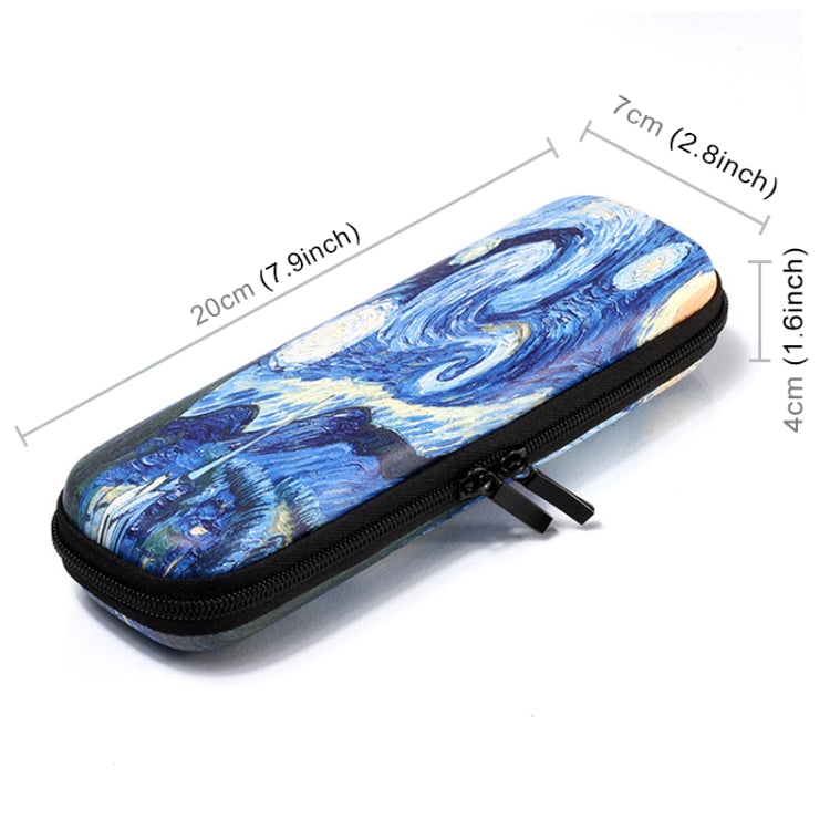 PU Leather Starry Sky Protective Storage Pouch Cover for Apple Pencil and Other Accessories