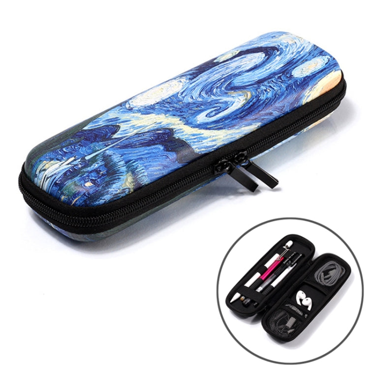 PU Leather Starry Sky Protective Storage Pouch Cover for Apple Pencil and Other Accessories