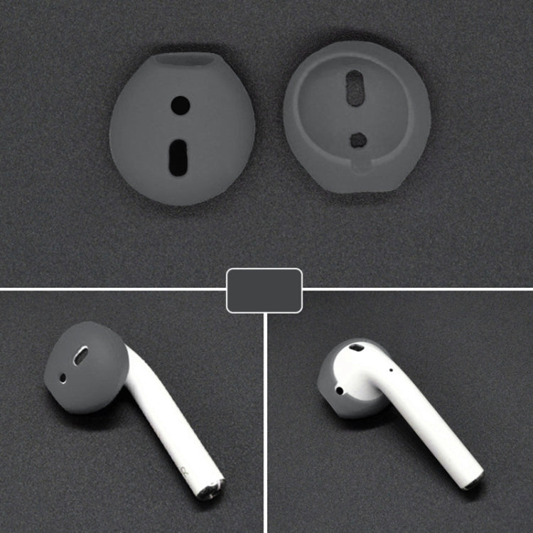 2 PCS Earphone Silicone Ear Caps Earpads for Apple AirPods / EarPods