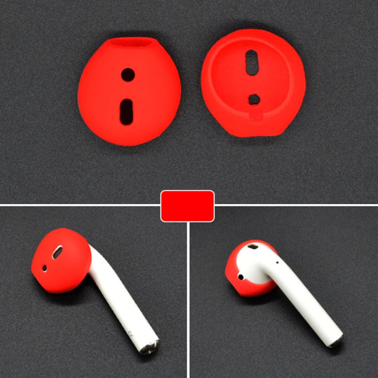 2 PCS Earphone Silicone Ear Caps Earpads for Apple AirPods / EarPods