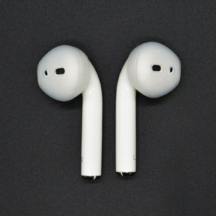 2 PCS Earphone Silicone Ear Caps Earpads for Apple AirPods / EarPods