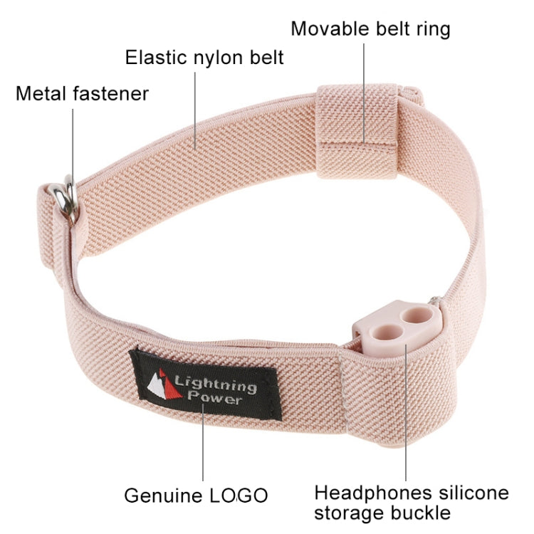 Outdoor Sport Anti-lost Wireless Earphone Holder Case Storage Rack Wrist Band Strap for Apple AirPods 1 / 2
