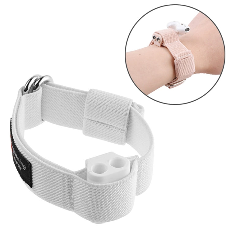 Outdoor Sport Anti-lost Wireless Earphone Holder Case Storage Rack Wrist Band Strap for Apple AirPods 1 / 2