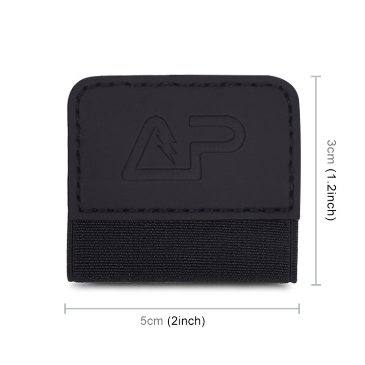 Elastic Rope Holder Sticker Leather Case Cover for Apple Pencil, Elastic Rope Width: 25mm