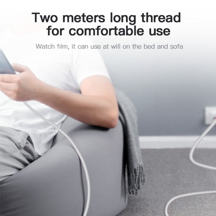 TOTUDESIGN BTB-001 Glory Series USB-C / Type-C Charging + Transmission TPE Data Cable, Length: 2m