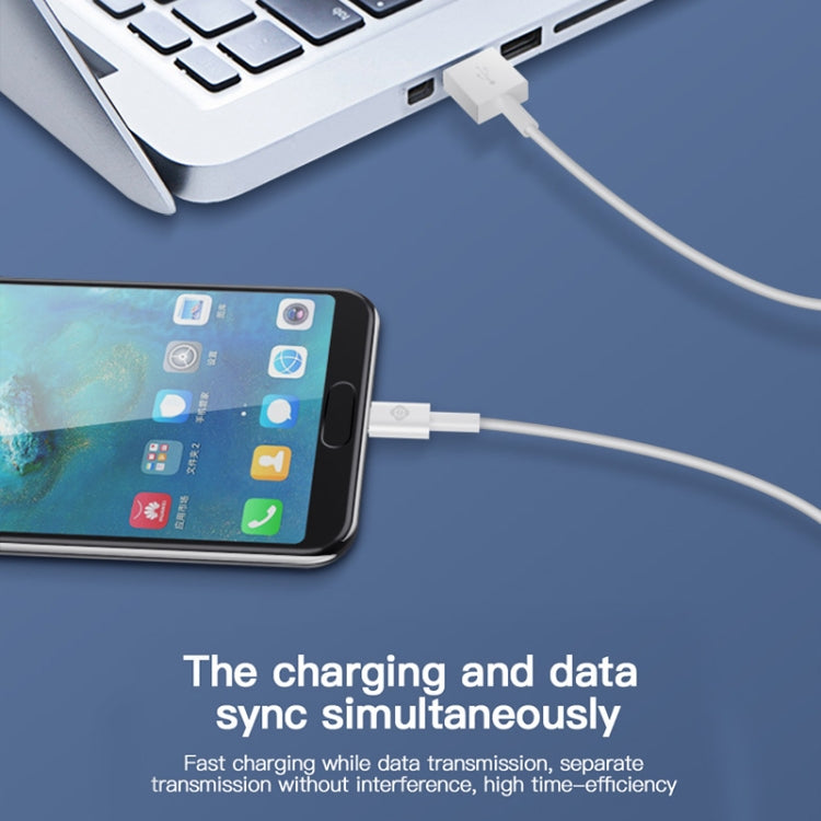 TOTUDESIGN BTB-001 Glory Series USB-C / Type-C Charging + Transmission TPE Data Cable, Length: 2m