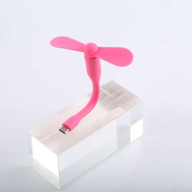 USB-C / Type-C Bendable Mini Strong Wind Long Handle Small Fan