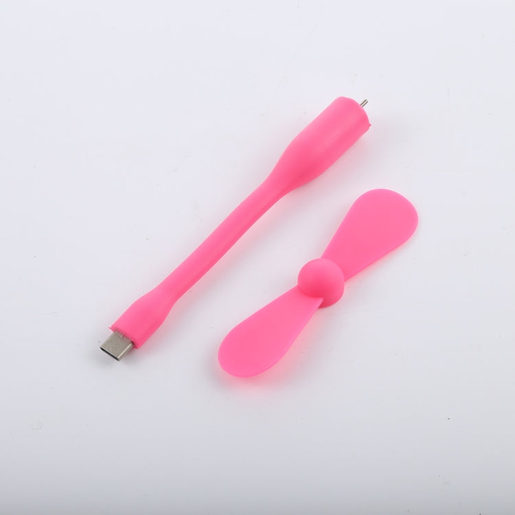 USB-C / Type-C Bendable Mini Strong Wind Long Handle Small Fan
