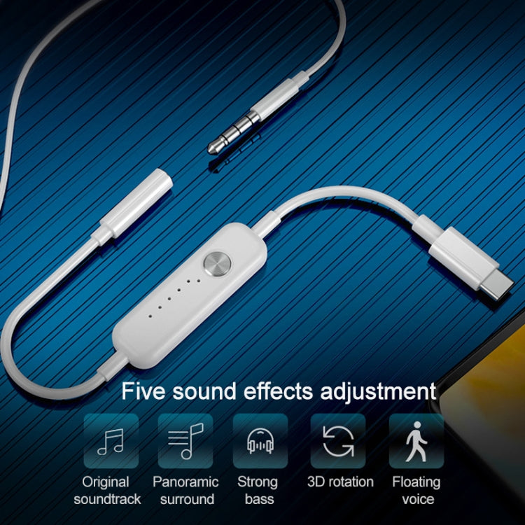AU001 Type-C / USB-C to 3.5mm Audio Adapter Cable