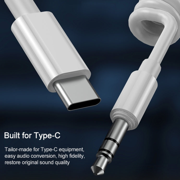 AU006 Type-C / USB-C to 3.5mm AUX Audio Adapter Cable