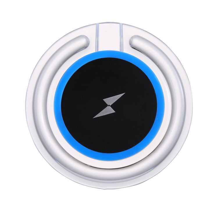 H8 5W  5V / 1A Universal Transparent Frame Qi Standard Fast Wireless Charger with Indicator Light