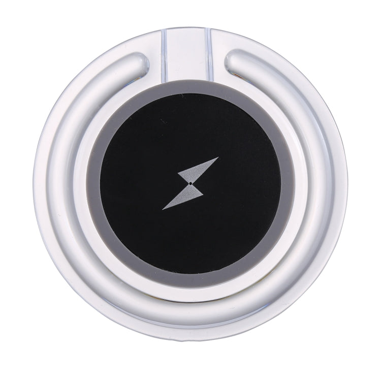 H8 5W  5V / 1A Universal Transparent Frame Qi Standard Fast Wireless Charger with Indicator Light