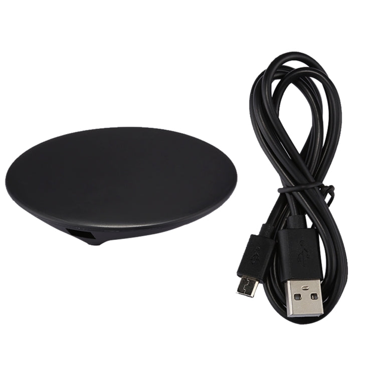 5V / 9V 1.67A Output Power 10W Qi Standard Ultra-thin Fast Wireless Charger With Indicator Light, For iPhone, Galaxy, Huawei, Xiaomi, LG, HTC and Other QI Standard Smart Phones (Black)