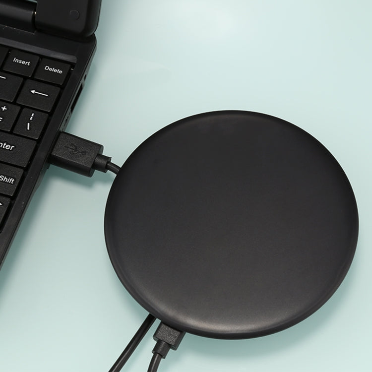 5V / 9V 1.67A Output Power 10W Qi Standard Ultra-thin Fast Wireless Charger With Indicator Light, For iPhone, Galaxy, Huawei, Xiaomi, LG, HTC and Other QI Standard Smart Phones (Black)