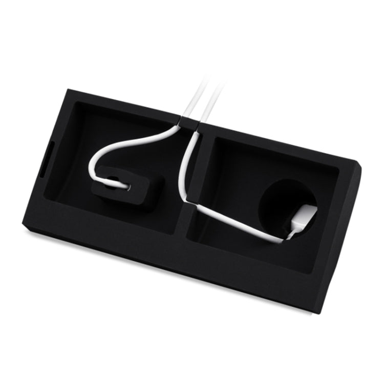 CT04 2 in 1 Silicone Charging Dock Station for iPhone & Apple Watch & Airpods, with Bracket Funtcion
