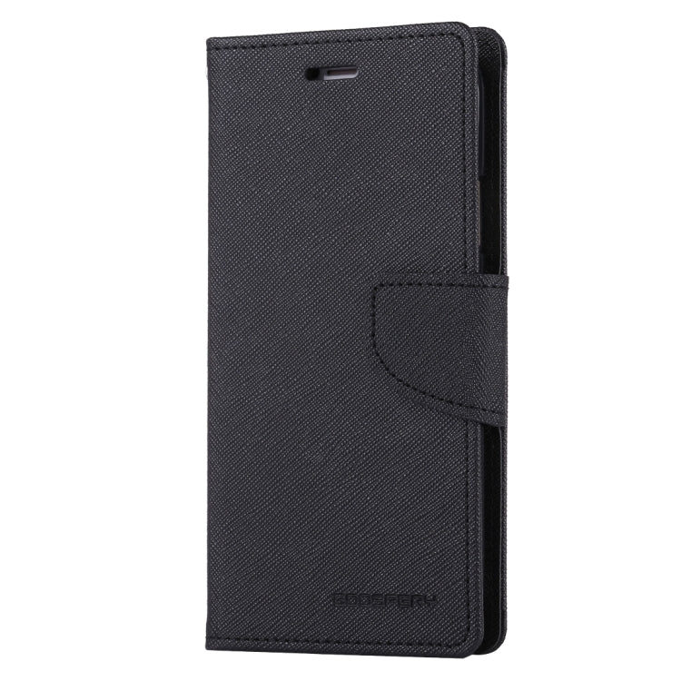 For iPhone X / XS GOOSPERY FANCY DIARY Cross Texture Horizontal Flip Leather Case with Card Slots & Wallet & Holder