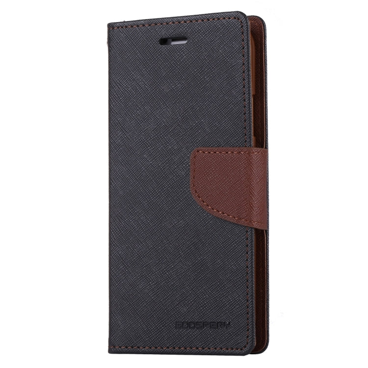 For iPhone X / XS GOOSPERY FANCY DIARY Cross Texture Horizontal Flip Leather Case with Card Slots & Wallet & Holder