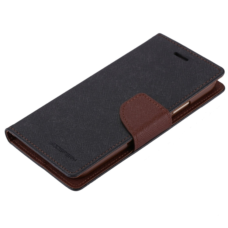 For iPhone X / XS GOOSPERY FANCY DIARY Cross Texture Horizontal Flip Leather Case with Card Slots & Wallet & Holder