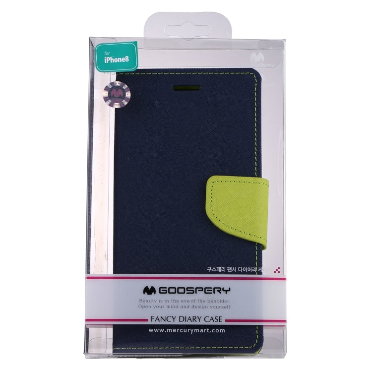 For iPhone X / XS GOOSPERY FANCY DIARY Cross Texture Horizontal Flip Leather Case with Card Slots & Wallet & Holder