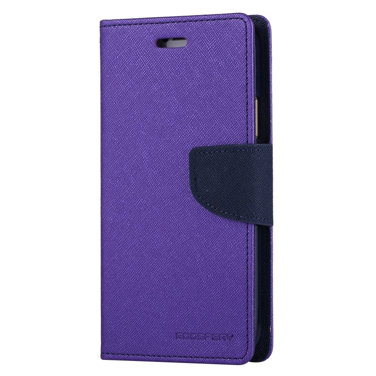 For iPhone X / XS GOOSPERY FANCY DIARY Cross Texture Horizontal Flip Leather Case with Card Slots & Wallet & Holder