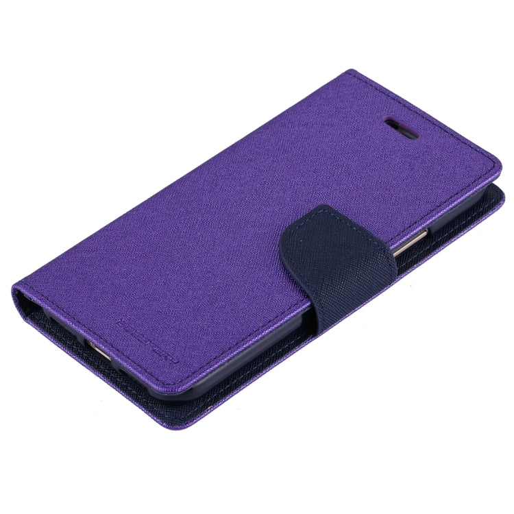 For iPhone X / XS GOOSPERY FANCY DIARY Cross Texture Horizontal Flip Leather Case with Card Slots & Wallet & Holder