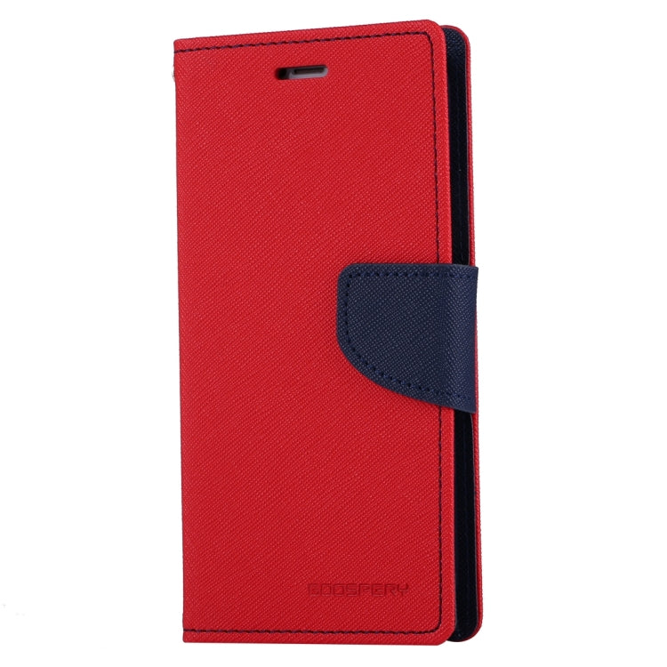 For iPhone X / XS GOOSPERY FANCY DIARY Cross Texture Horizontal Flip Leather Case with Card Slots & Wallet & Holder