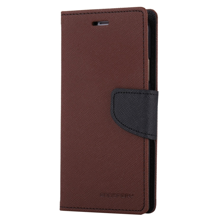 For iPhone X / XS GOOSPERY FANCY DIARY Cross Texture Horizontal Flip Leather Case with Card Slots & Wallet & Holder