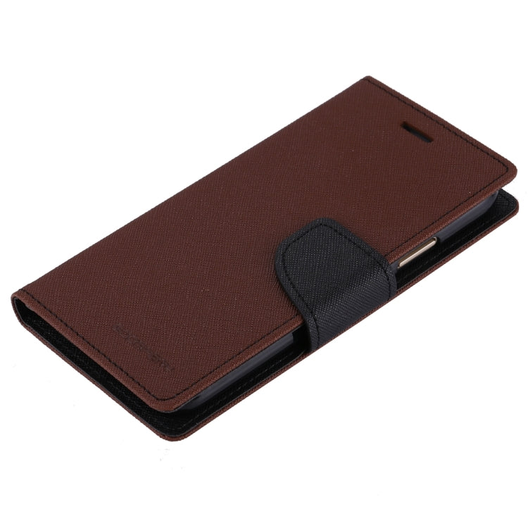 For iPhone X / XS GOOSPERY FANCY DIARY Cross Texture Horizontal Flip Leather Case with Card Slots & Wallet & Holder