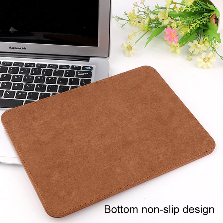 Smart Qi Standard Wireless Fast Charging PU Mouse Pad with Wrist Pad, Size: 27cm x 19.5cm