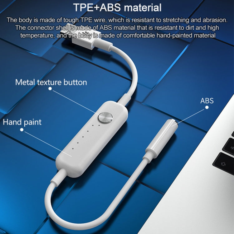AU002 USB-A to 3.5mm Audio Adapter Cable